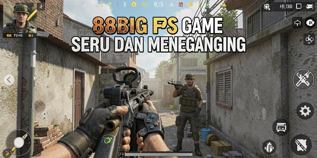 Screenshot gameplay 88BIG menampilkan aksi tembak-menembak yang seru dan intens.