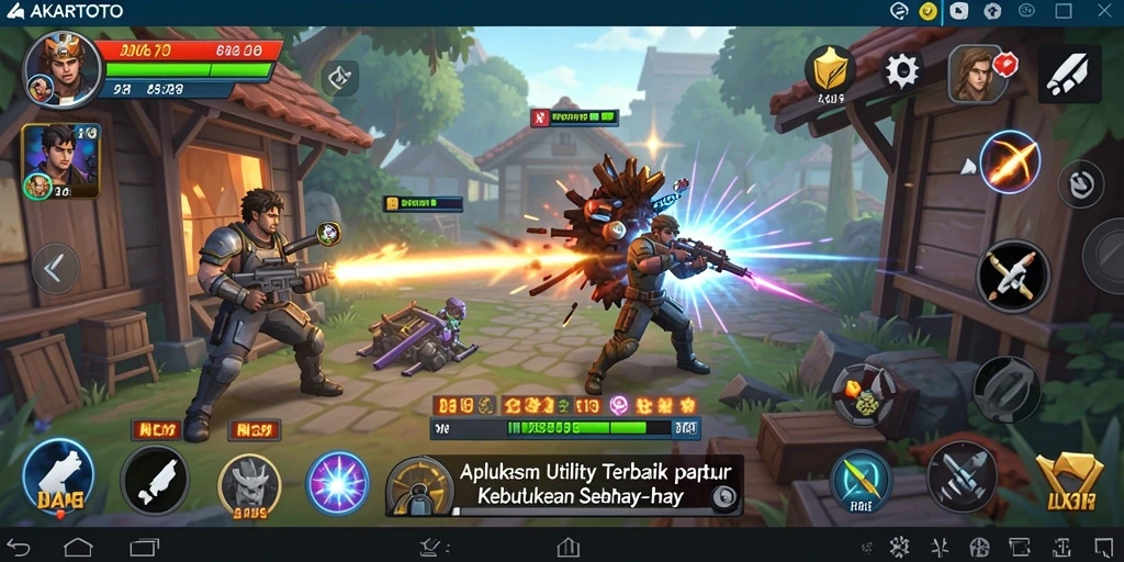 Tampilan antarmuka AKARTOTO yang sederhana dan fungsional.