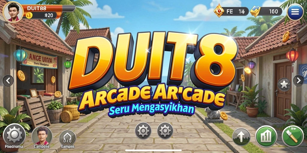 Tangkapan layar menunjukkan gameplay seru dari DUIT8.