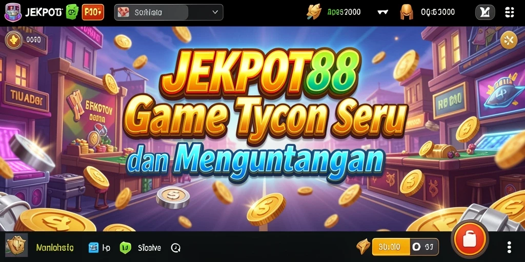 Tampilan menarik dari gameplay JEKPOT88 yang penuh strategi Tycoon.