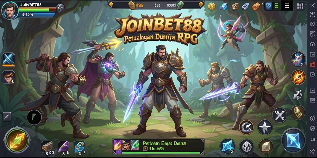 Screenshot menampilkan aksi seru dalam permainan RPG JOINBET88.