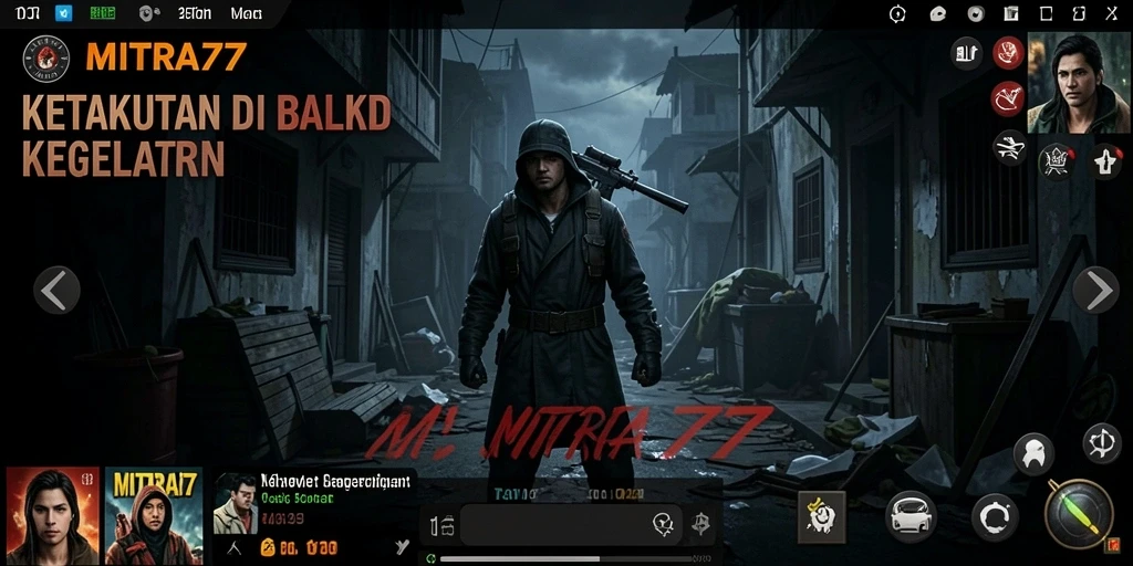 Gameplay MITRA77 yang penuh ketegangan dan seram.