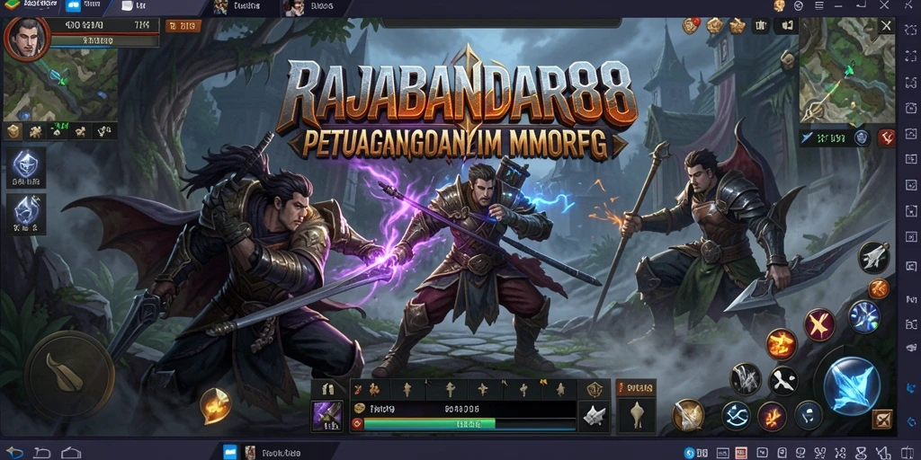Tampilan menakjubkan dari gameplay RAJABANDAR88 yang penuh aksi.