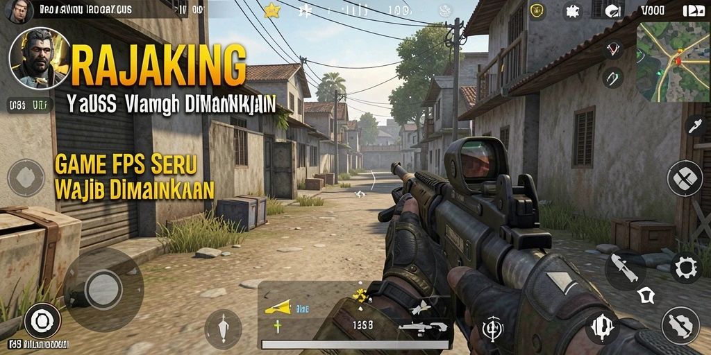 Gameplay RAJAKING yang seru dan menegangkan dalam aksi FPS.