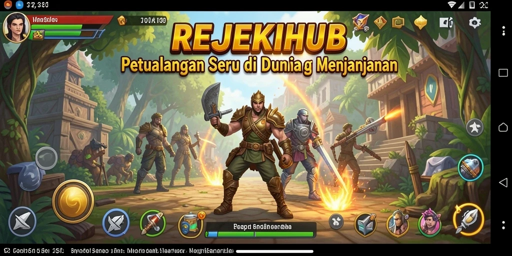 Screenshot gameplay REJEKIHUB yang menampilkan petualangan seru di dunia penuh misteri.
