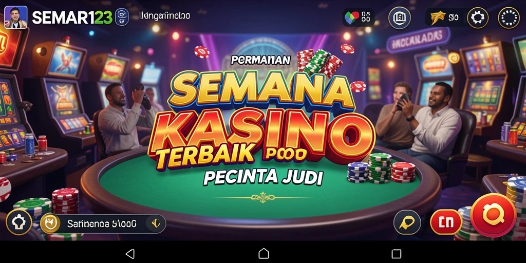 Screenshot SEMAR123 menampilkan keseruan gameplay Kasino yang mendebarkan.